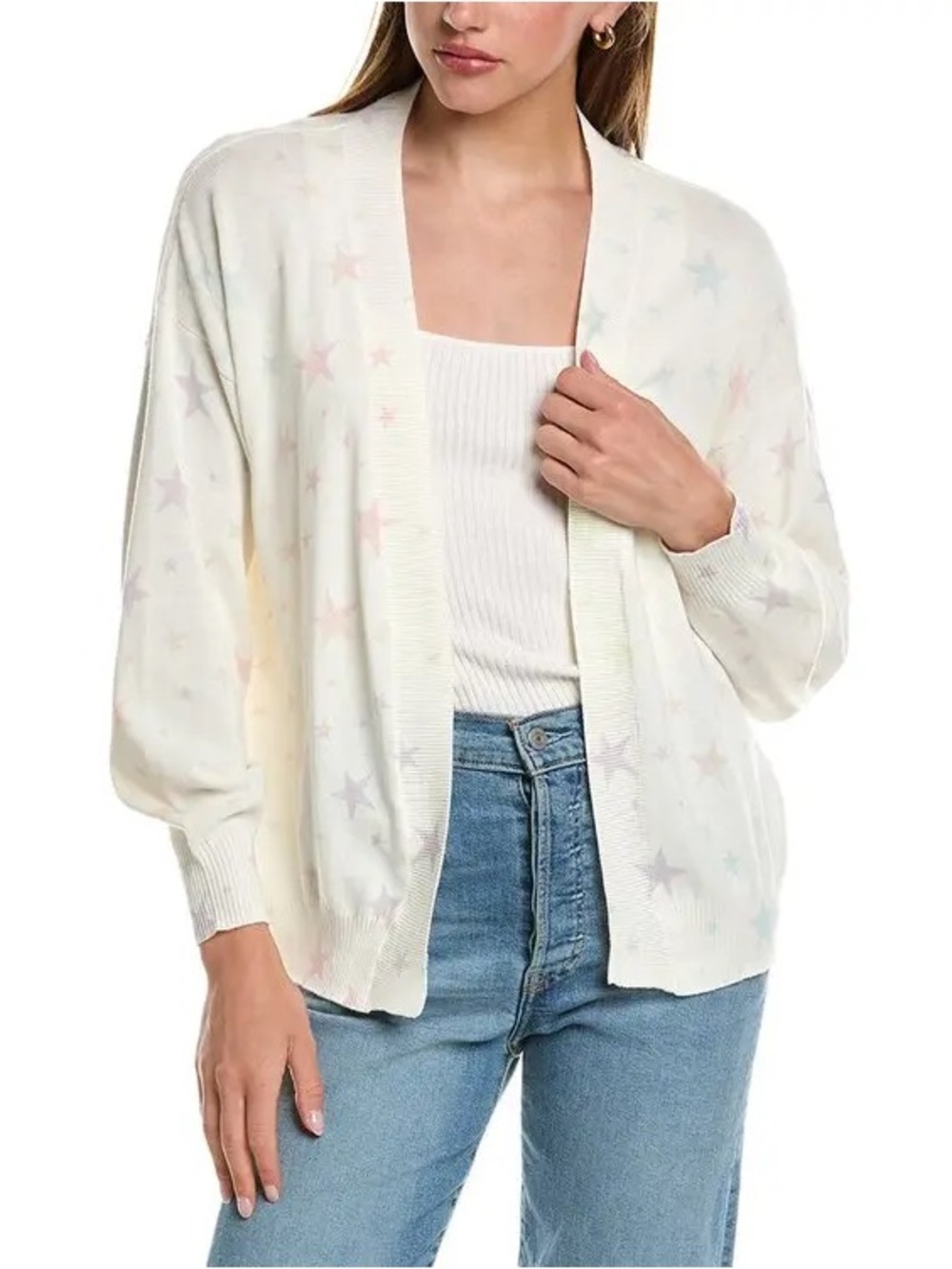 27 Miles Malibu Ruby Open cardigan in Stardust Womens Size S
